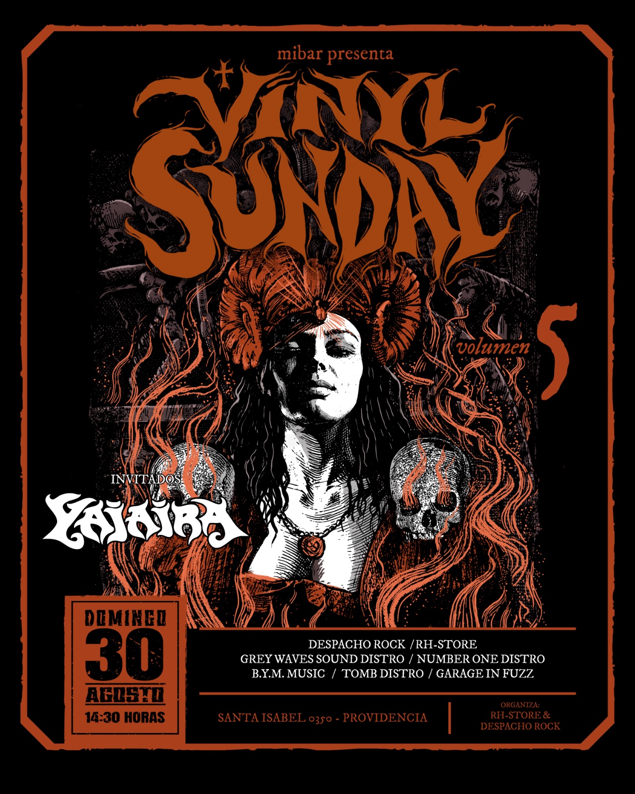 Vinyl Sunday 5: Domingo 30 de agosto en MiBar